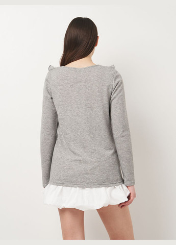 Сірий демісезонний джемпер з бавовни Mamalicious