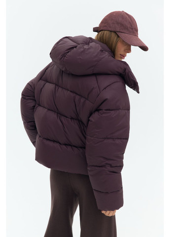 Бордовий зимній Пуховик Twice