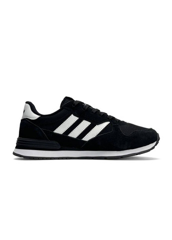 Черные летние кроссовки мужские adidas No Brand Treziod 2.0 Black White