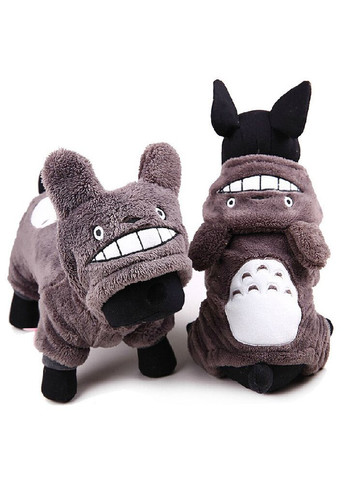 Костюм комбінезон для собак Pet Style "Тоторо" Сірий XS No Brand - (323237234)