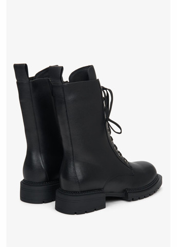 Зимние ботинки, цвет черный Estro