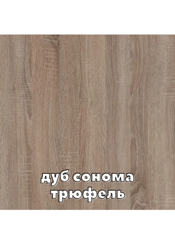 Шафа-купе дводверна кутова Алекса ДСП/Дзеркало 100*100*210 см Дуб Сонома трюфель Алекса (384299882)