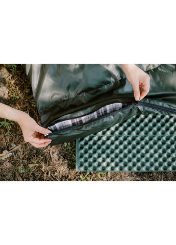 Спальный мешок Ember Plus XXL одеяло с капюш правый olive 190/90 UTTS-015 Totem (366220685)