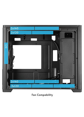 Корпус UNI BX-10B-M-OP mATX, без БЖ, Black Chieftec (314779039)