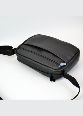 Стильная мужская сумка-мессенджер из натуральной кожи флотар, черного цвета, мужские сумки через плечо Rainberg (289754314)