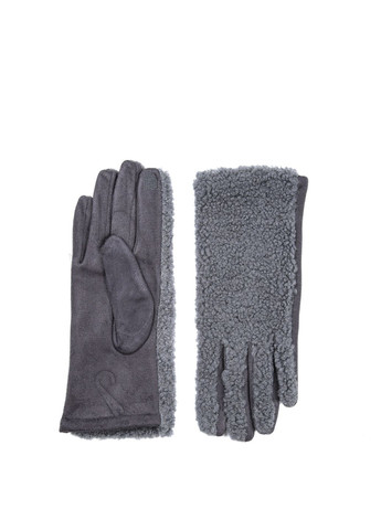 Перчатки Smart Touch женские баранчик / экозамш серые АСОЛЬ LuckyLOOK 925-212 (362463376)