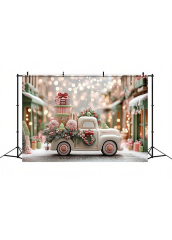 Фотозона Ретро-машина и карамельный городок | №46606 Vinylpex (369930230)