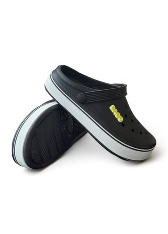 Черные кроксы женские style блакинти из eva-пены размер 40 (26 см) Dago