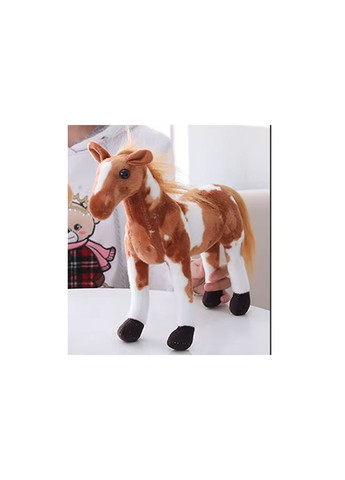 Мягкая игрушка Levantsa Лошадь 30см, коричневая No Brand (329424372)