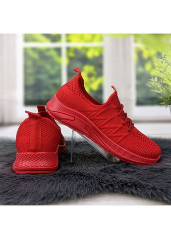 Червоні літні кросівки жіночі текстильні Gipanis