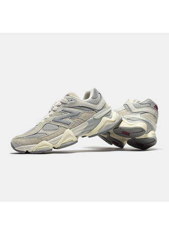 Серые демисезонные кроссовки мужские new balance 9060 lunar new year grey нью беланс 9060 No Brand