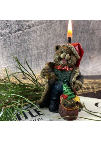 Восковая свеча - Рождественский Мишка 5Candles (367926065)