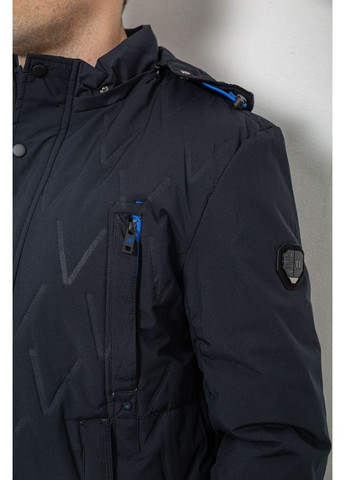 Синя демісезонна куртка чоловіча демісезонна з капюшоном Ager 244RL9159AL