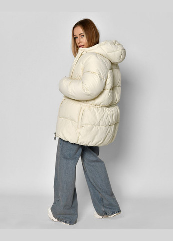 Молочная зимняя женская зимняя куртка X-Woyz