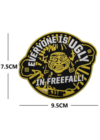 Патч ПХВ на липучці 5.11 Freefall PTR No Brand (317769707)