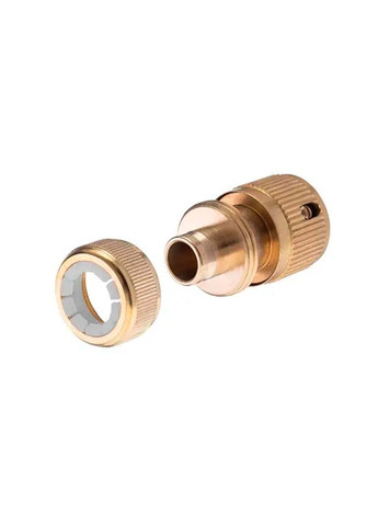 Конектор латунний з аквастопом Storm 1/2" для шланга Intertool (332631555)