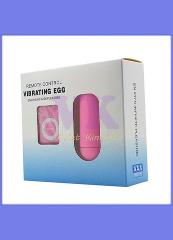 Жовте віброяйце з вагінальним лубрикантом і пультом управління No Brand (340914624)