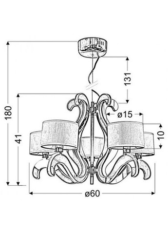 Люстра AMBROSIA (35-33918) Candellux (361311739)