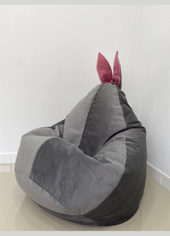 Кресло-мешок Зайка Груша, MEGA XXXL - 160х120 Оксфорд 600D.PU.WR 223 Электрик SkyPuff (339871643)