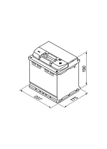 Акумулятор S4 Silver 52Ah 470A Bosch (301419139)