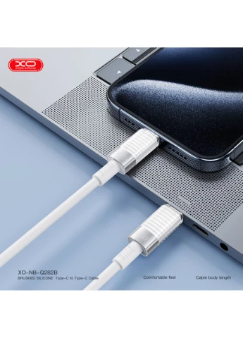 Кабель Brushed Silicone Type-C to Type-C 60W 1м XO (397341674)