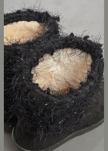 Уггі жіночі чорного кольору штучна замша Let's Shop (305573057)