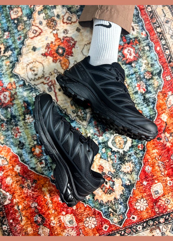 Чорні всесезон кросівки чоловічі і жіночі salomon xt-6 adv dover black | саломон хт-6 чорні No Brand