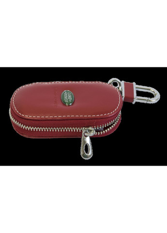 Ключниця, шкіряна автоключниця з логотипом ЛЕНД РОВЕР (червона 15015) Land Rover (360949139)