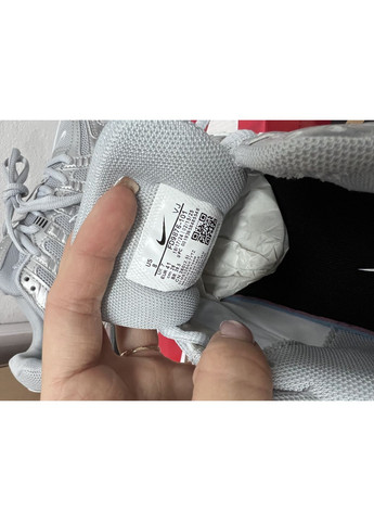 Серебристые всесезонные кроссовки nike p-6000 silver black No Brand