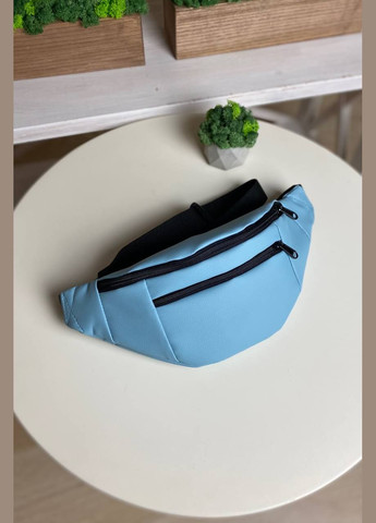 Блакитна сумка бананка на пояс на груди універсальна Prime blue No Brand (293943085)