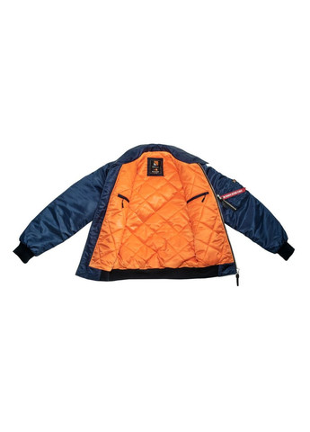 Синя демісезонна бомбер cwu Olymp 21-BM-003/Н-NAV