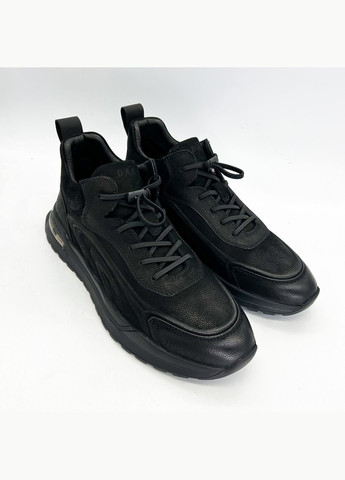 Черные демисезонные кроссовки (р) нубук 0-2-2-am-1078r-11-1m Danler