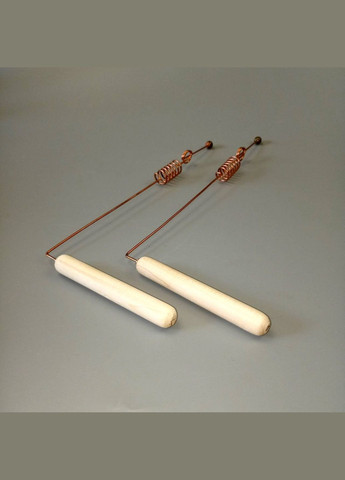 Набір 2 рамки для біолокації з подвійними резонаторами та зеленою яшмою+подарунок No Brand (342384763)