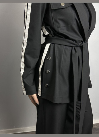 Жіночий костюм нарядний брючний чорний MKNP3585-1 Modna KAZKA (289657187)