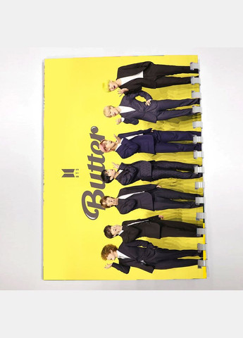 Блокнот Скетчбук BTS k-pop Army Butter (sk0013) No Brand (327006736)