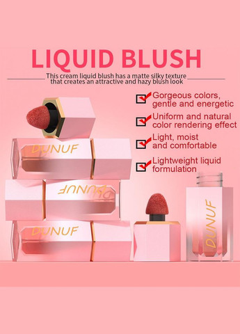 Жидкие матовые румяна Matte Liquid Blush D111 6 мл Dunuf (314933569)