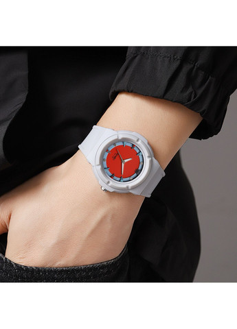 Годинник кварцовий жіночий водонепроникний білий з круглими індексами для повсякденного стилю ProDobro (367265646)