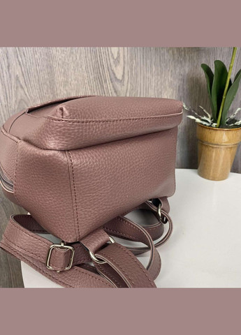 Міні рюкзак для дівчат прогулянковий з внутрішньою кишенею на блискавці рожевий (sku_981) No Brand (330576707)