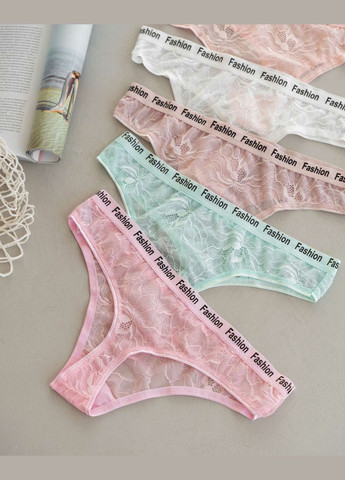 Комплект жіночих трусиків-стрінгів 5 шт Nicoletta (340462285)