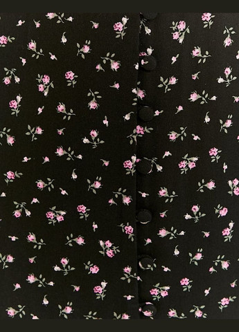 Черное платье Tally Weijl с цветочным принтом