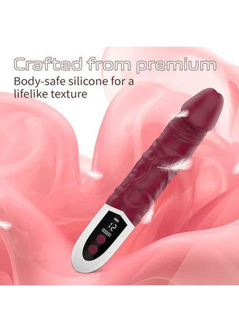 Реалистичный вибратор Satisfyer Lover 12 режимов бордовый No Brand (368892606)