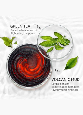 Очищающая маска для лица на основе вулканического пепла с зелёным чаем матча Matcha Mud Mask, 85г Laikou (317169719)