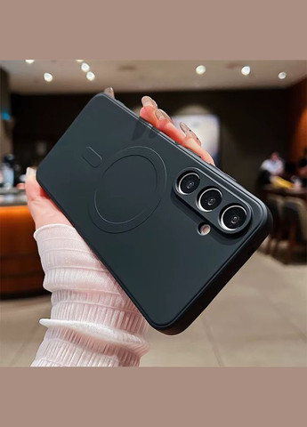 Силиконовый чехол для Samsung Galaxy A56 матовый чехол с MagSafe на самсунг А56 TPU (329900094)