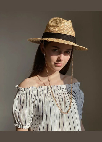 Шляпа женская плетеная Федора летняя D.Hats (283022785)
