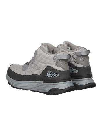 Кросівки жіночі зимові на шнурівці текстильні на високій спортивній підошві для прогулянок сірі HWZ24393 Restime сірі зими (313865976)