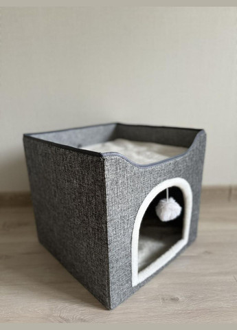 Домик складной для собак и кошек Каркасный дом двухуровневый для животных No Brand (306554868)