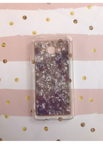 Силіконовий мармуровий чохол із блискітками для Samsung Galaxy Grand Prime G530 / J2 Prime Золотий Glass (359499960)