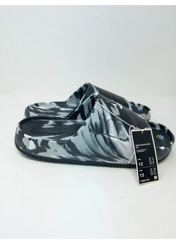 Шлепанцы Calm Se Slide Black/Light Blue FV5637-001 Nike (399398464)