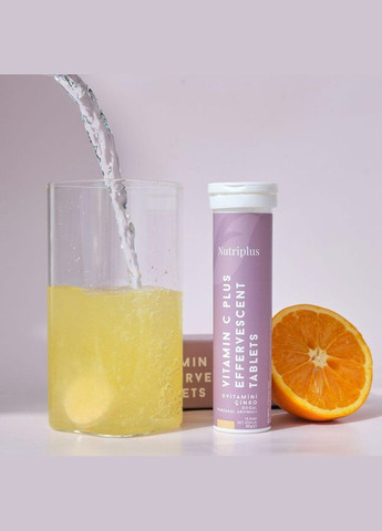 Шипучий Вітамін С Плюс у таблетках Nutriplus 15 шт Farmasi (294944815)