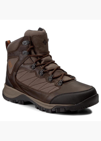 Коричневі Осінні черевики чоловічі cascade pass waterproof brown bm1783-245 Columbia